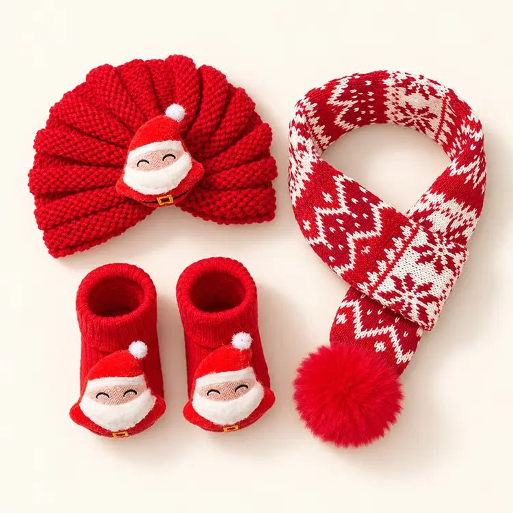Christmas Hat, Scarf & Socks